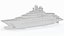 Lurssen Luminance Superyacht Dynamic Simulation 3D model