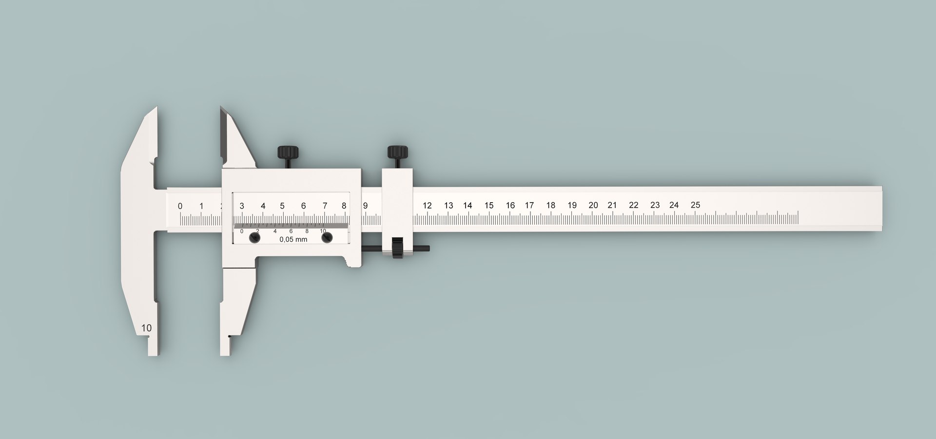 3D Vernier Caliper TurboSquid 1227110