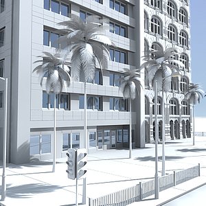 3dsmax city block
