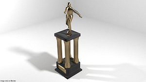 statue trophy 3D