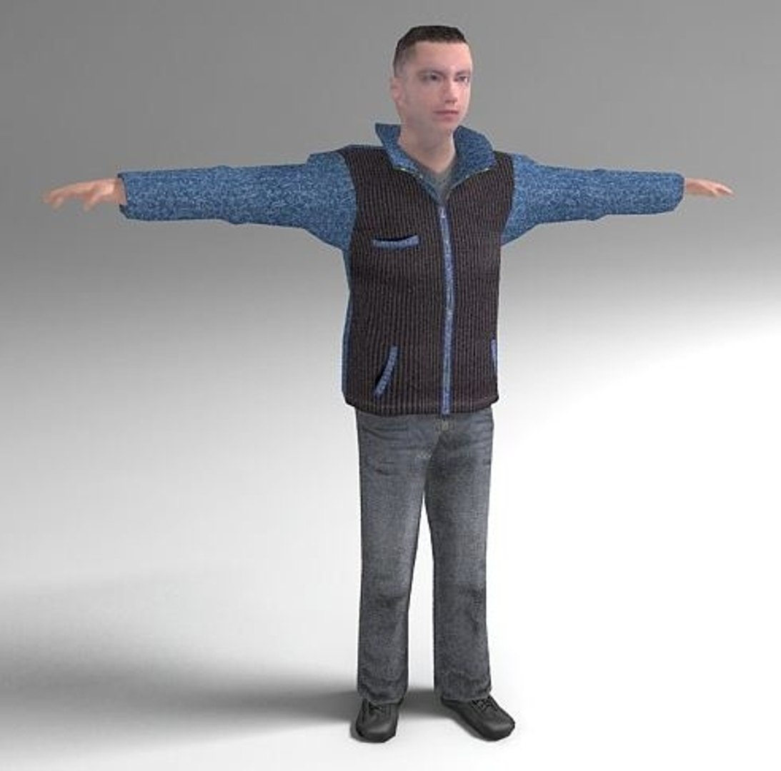 man 3d model
