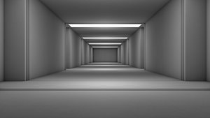 3D Sci Fi Corridor model