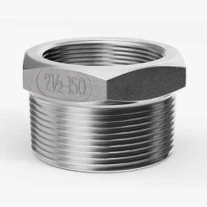 Fitting Bushing SS304 3D model