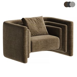 3D Armchair  Saint-Germain model