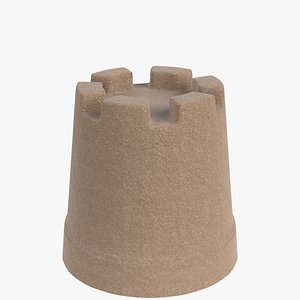Beach sand tower