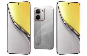 Realme P3 Ultra 5G Glowing Lunar White Low Poly