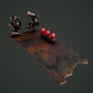 3D megafons board model