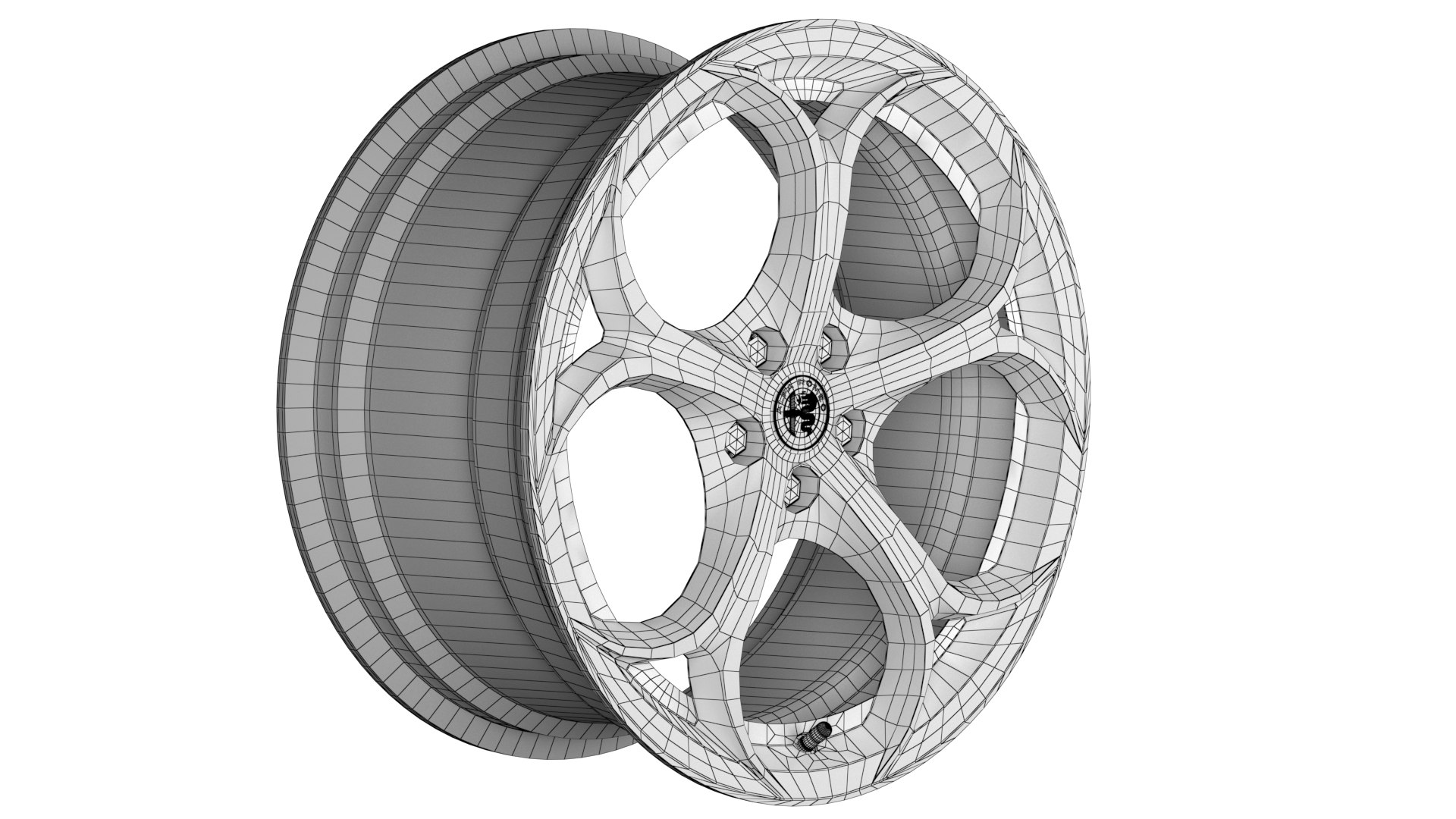 Alfa Romeo Giulia rim 3D model - TurboSquid 1983687