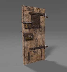 old prison security door 3D model