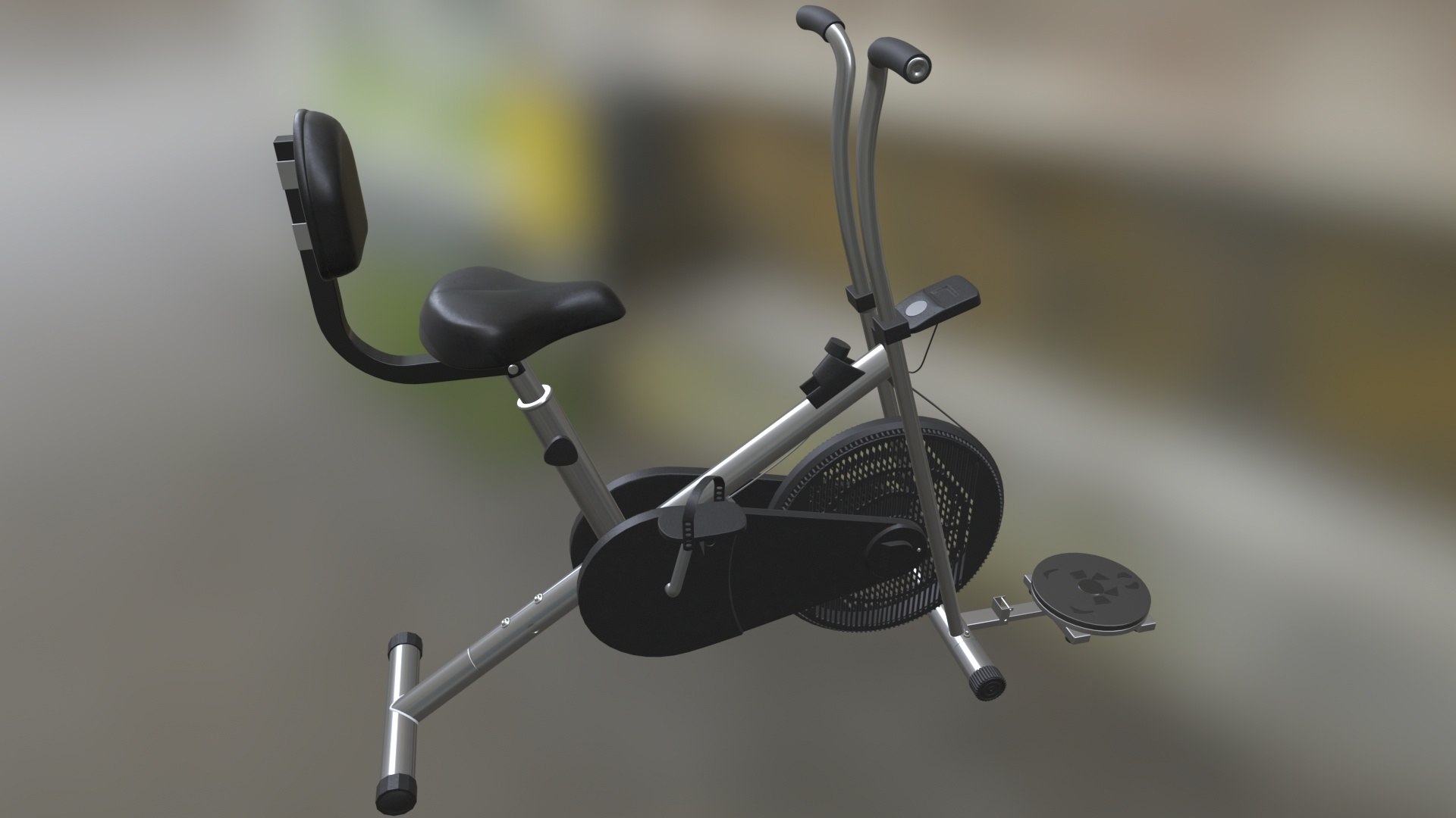 3D Gym Cycle Air Bike Model - TurboSquid 2195809