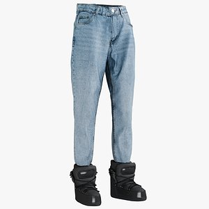 Women's Jeans Winter Boots 1