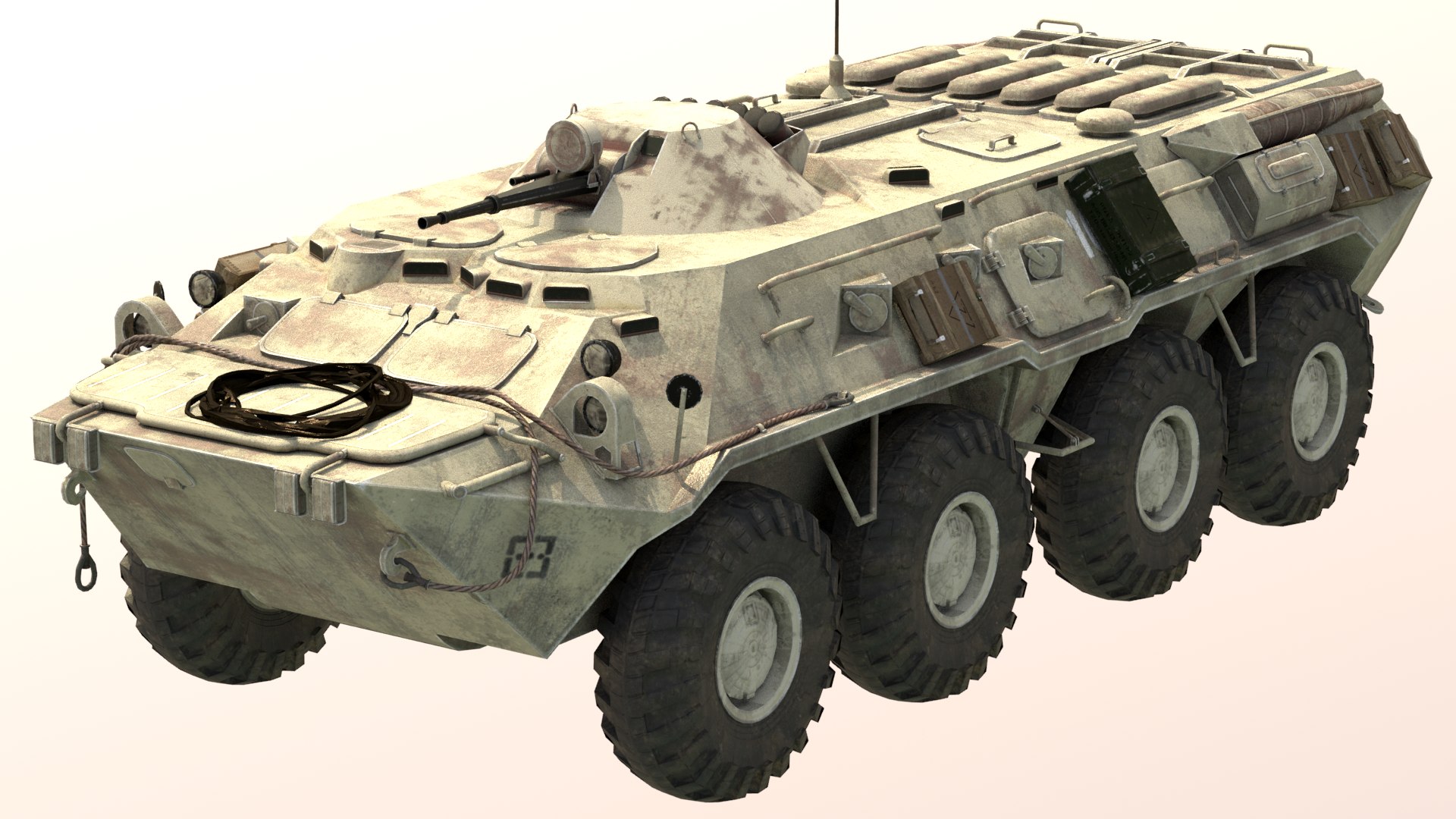 3D Model BTR 80 - TurboSquid 2085416