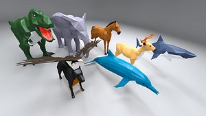 3D animal polys