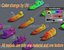 Low poly Ships pack 01 Isometric Low-poly 3D model