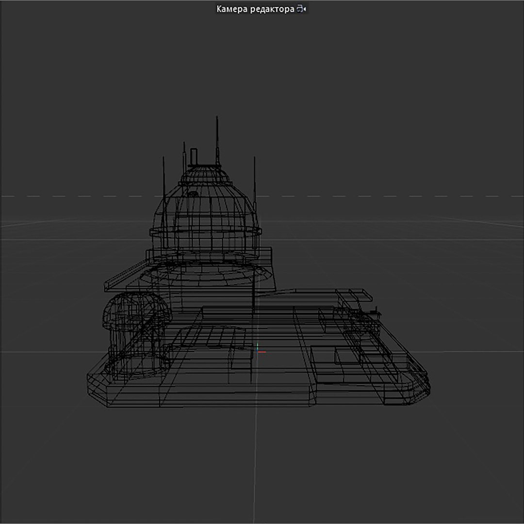 Futuristic Spaceport 3D Model - TurboSquid 2089965
