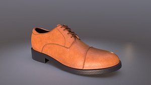 3D Men Dress Shoe model