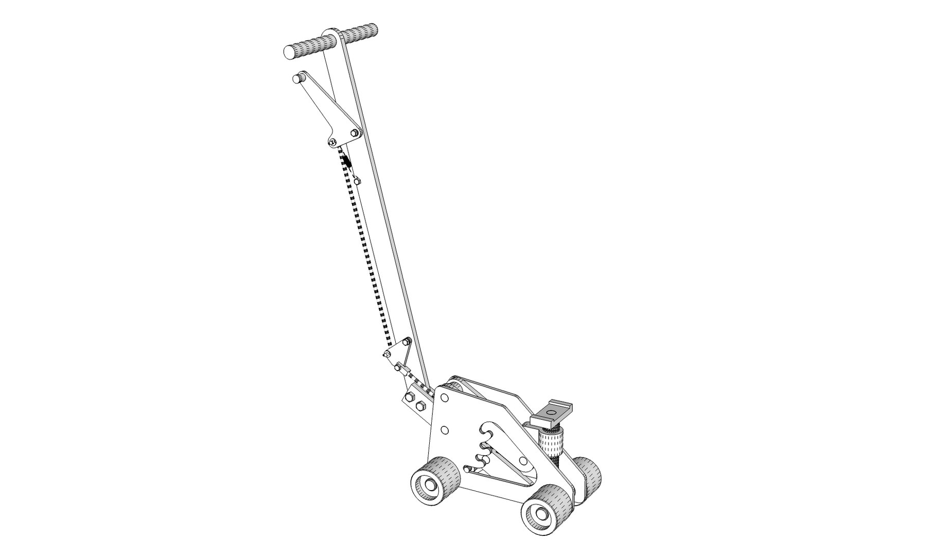 3D Car Jack Lifter Model TurboSquid 2130037