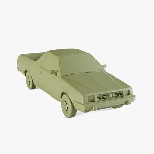 3D model Subaru BRAT 1981