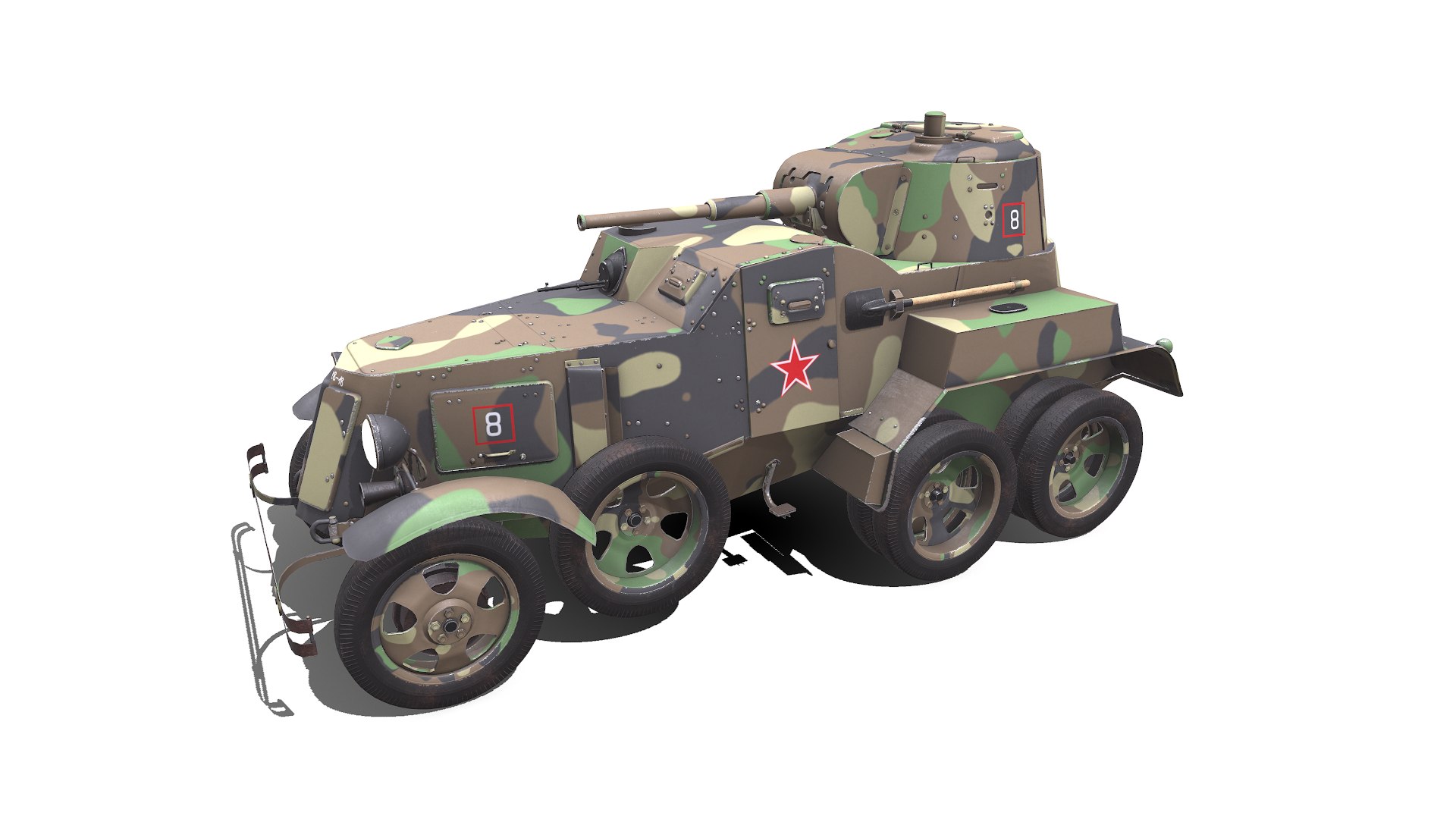 BA-10 Heavy Armored Car Low-poly PBR 3D model https://p.turbosquid.com/ts-thumb/9d/slGfLJ/GO/screenshot002/png/1677898445/1920x1080/fit_q87/efe93260243ffabcac7e767716d5ab7b19bf8462/screenshot002.jpg