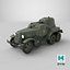BA-10 Schwerer Panzerwagen Low-Poly PBR