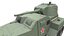 BA-10 Schwerer Panzerwagen Low-Poly PBR