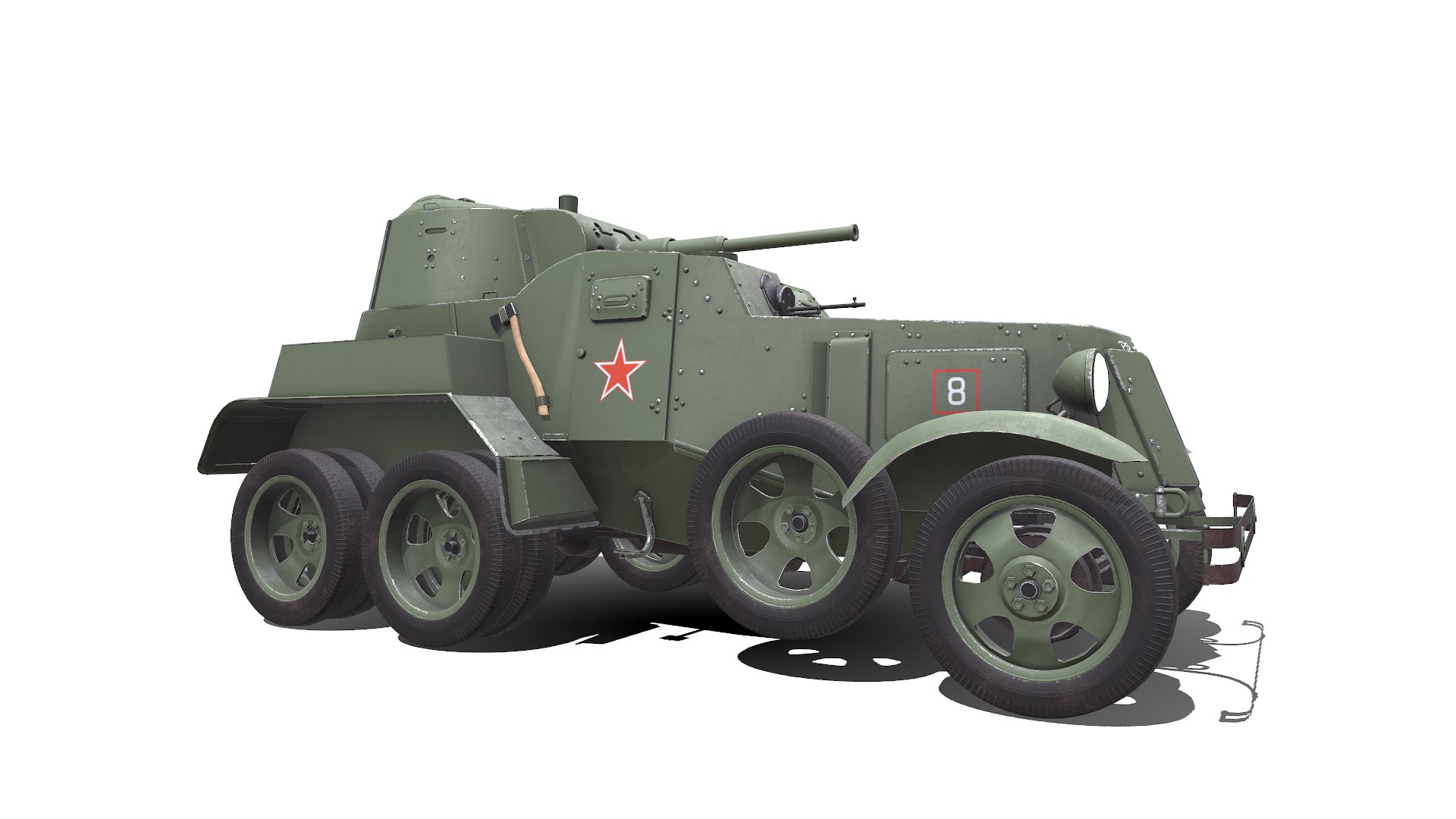 BA-10 Heavy Armored Car Low-poly PBR 3D model https://p.turbosquid.com/ts-thumb/9d/slGfLJ/Rn/screenshot011/png/1677898464/1920x1080/fit_q87/308a4588732322845c3463c3e9124b8900fdeb7e/screenshot011.jpg