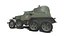 BA-10 Schwerer Panzerwagen Low-Poly PBR
