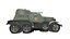 BA-10 Schwerer Panzerwagen Low-Poly PBR