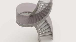 Spiral Staircase with glass railing 2003