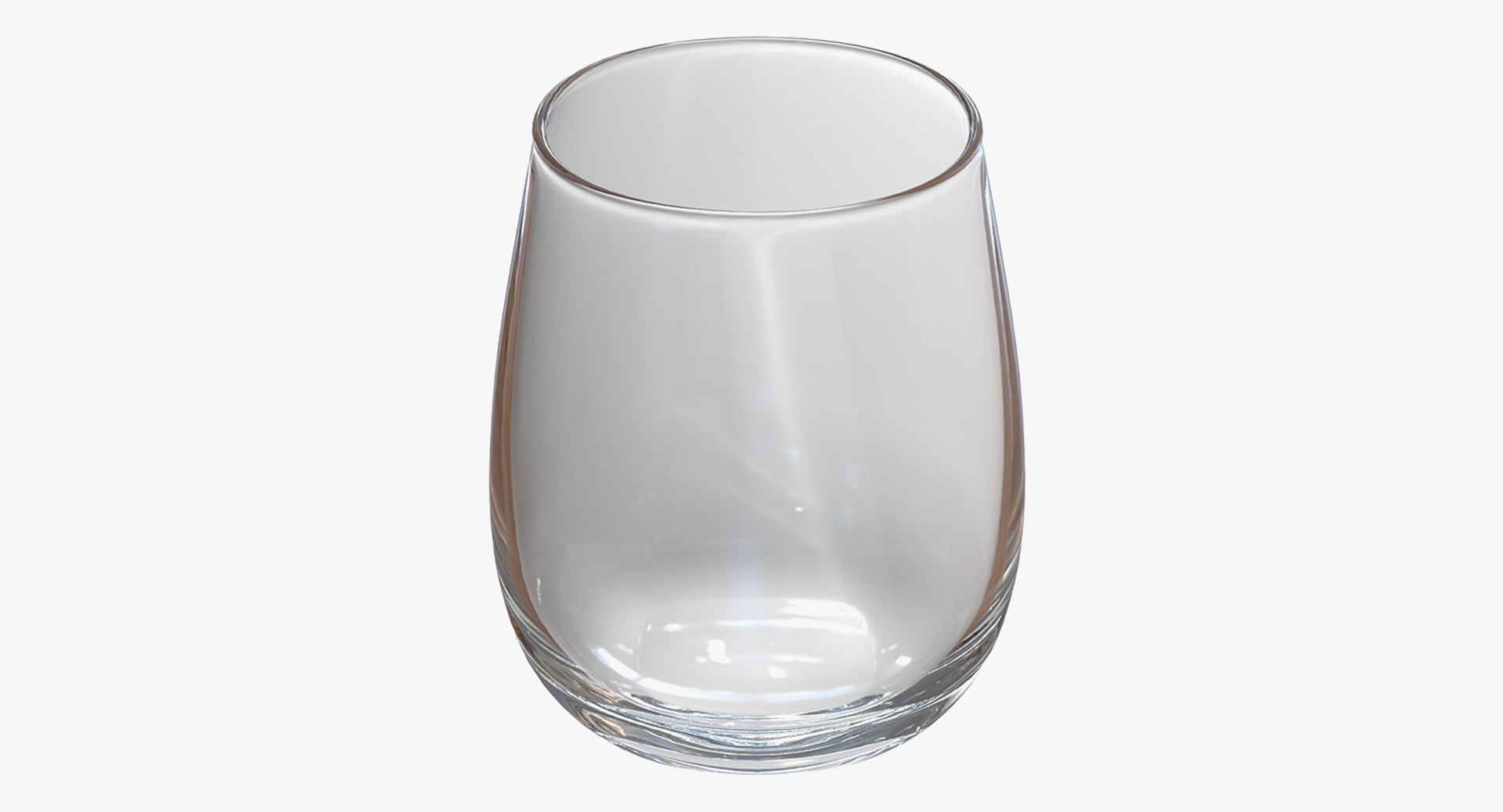 Whisky Glass 3D Model 3D model preview
