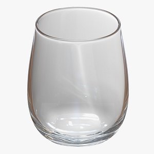 3D whisky glass