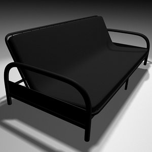 futon bed 3d model