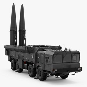 3D model Military Missile Tactical Truck in Combat Readiness