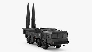 Military Missile Tactical Truck in Combat Readiness