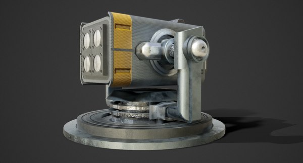 Heavy Sci-fi Turrets X13 3d Model - Turbosquid 1407702