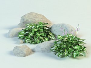 bush decoration 3D