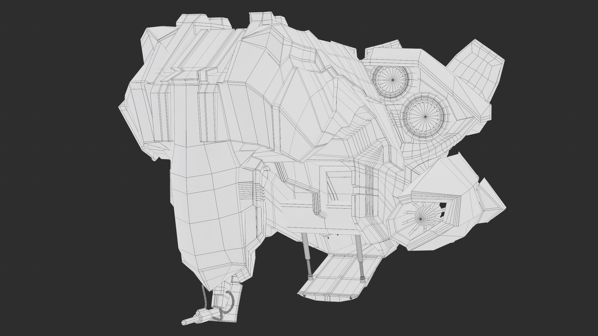 3D Spaceship Dropship - TurboSquid 1703818