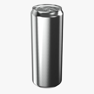 330ml Slim Soda Can 3D model