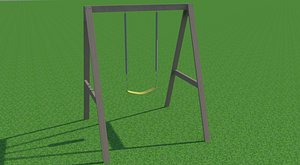 Modern Wooden Swing