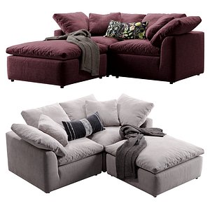 3D Cloud Modular Compact Sectional model