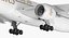 空中客车A350-1000阿联酋航空公司的Rigged 3D模型
