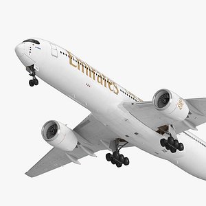 airbus a350-1000 emirates air 3D