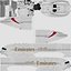 空中客车A350-1000阿联酋航空公司的Rigged 3D模型
