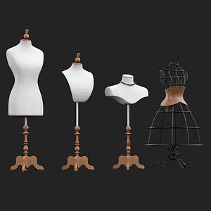 Mannequin Collection 4 Models White