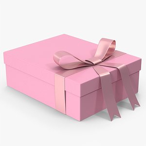 3D Pink Gift Box