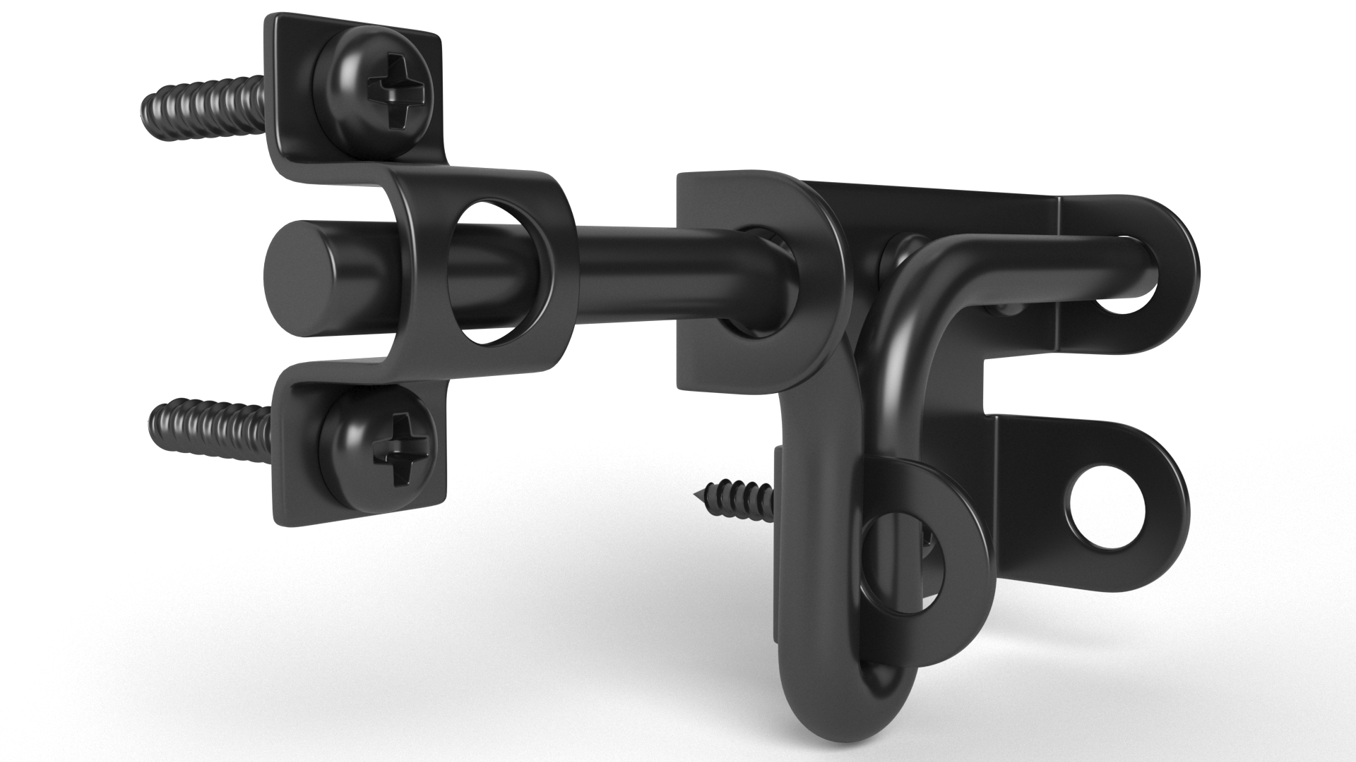 modelo 3d Slide Bolt Gate Latch - TurboSquid 1963999