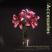 Vase with Lillies and Roses