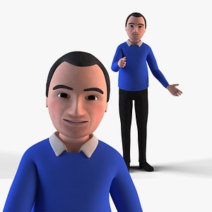 Cartoon Man 3D