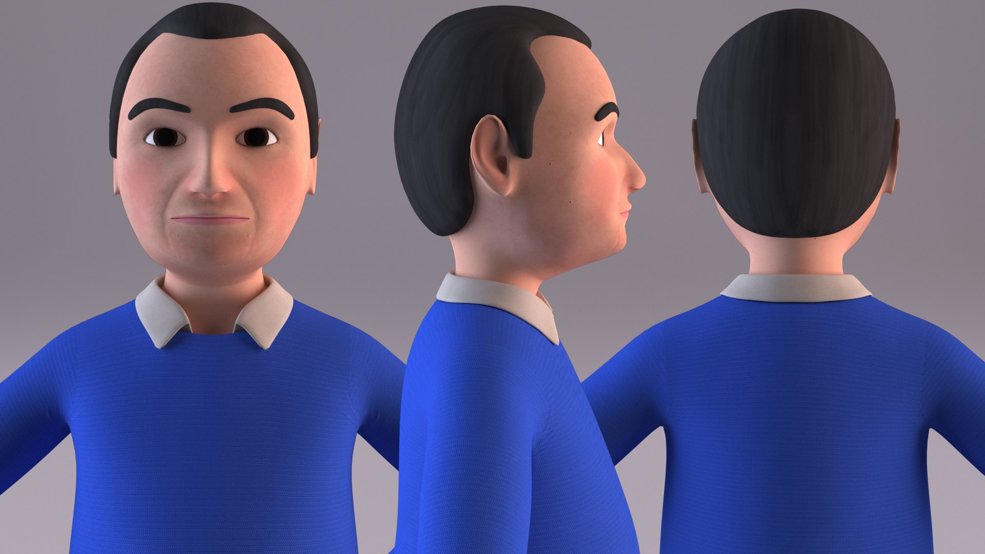 Cartoon Man 3D https://p.turbosquid.com/ts-thumb/9e/pKqjYU/ij/4/jpg/1677884086/1920x1080/fit_q87/6e11a92040c5735463e3c541b50610c7b73ef4f8/4.jpg
