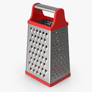 3D Red Grater